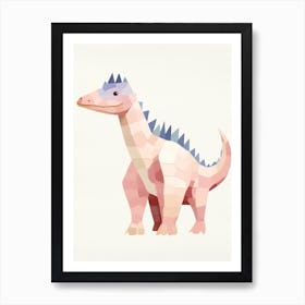 Nursery Dinosaur Art Pachycephalosaurus 2 Art Print