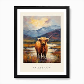 Valley Cow Art Print