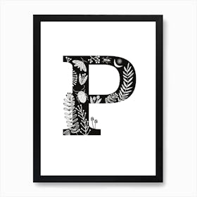 Letter P Art Print