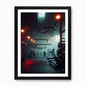 Dark Gym 3 Art Print