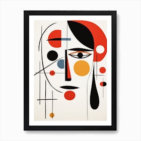 'The Face Of A Woman' 2 Art Print