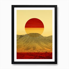 Warm Abstraction Art Print