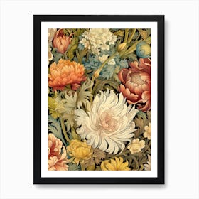 Floral Pattern 9 Art Print