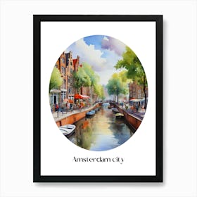 Summer in Amsterdam. 2 1 Art Print