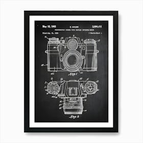 Photographic Camera Patent Print Camera Patent Camera Decor Camera Blueprint Camera Print Camera Camera Art Patentprint Tc4111 Art Print