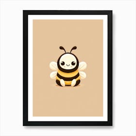 Cute Bumblebee Nursery Baby Print Art Print