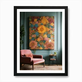 Flowers In A Room Art Print