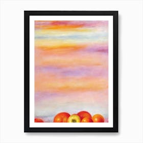 Sunrise Apples Fruit Art Print