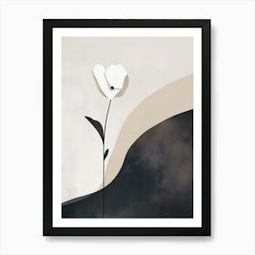 Waves Of Embrace Minimalist Style Art Print