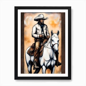 Cowboy Leather Poster