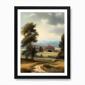 Landscape Painting 11 Art Print