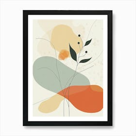 Abstract Flower 41 Art Print