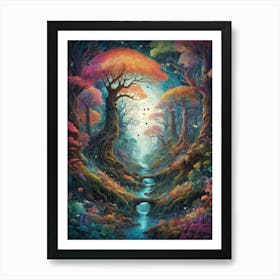 Fairytale Forest 2 Art Print