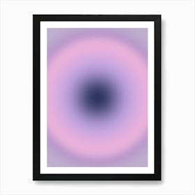 Purple Flow 02 Aura Gradient Lavender And Pink Poster