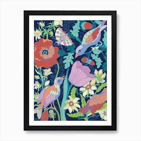 Woodland Secret Life Art Print