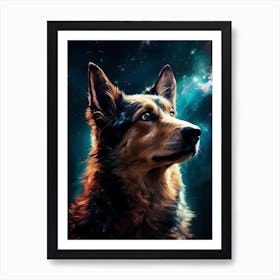 The Dog From The Movie Man On The Moon Art Print