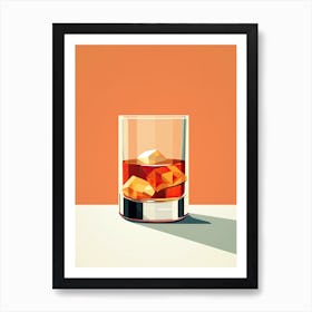 Glass Of Whiskey Art Print