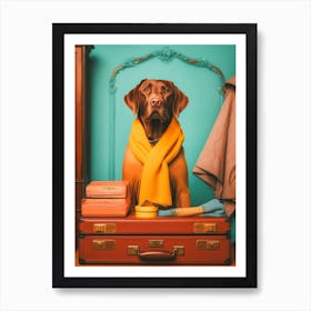 A Labrador Retriever Dog 6 Art Print