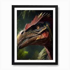 Eoraptor Illustration Dinosaur Art Print