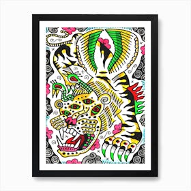 Bird Tiger Art Print