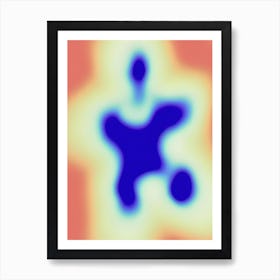 Bright Eclectic Aura Abstract Fractal Image Art Print