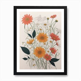 Beautiful Daisy Field Art Print