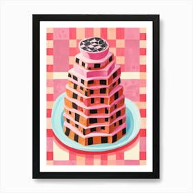 Cake tower Art Print