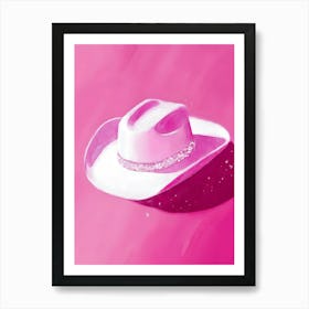 Pink Cowboy Hat 1 Póster