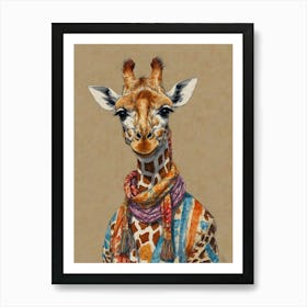 Giraffe 114 Art Print