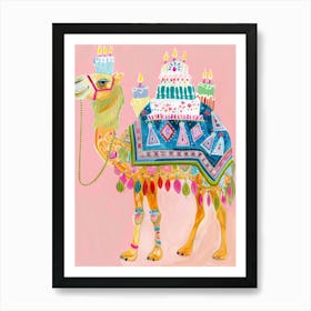 Birthday Camel Art Print