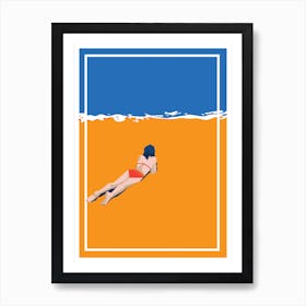 Summer Feeling Beach Vibes  Art Print