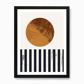 Rio De Janeiro Movement Minimalist Bauhaus Art Print