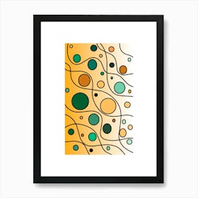 Abstract Circles 1 Poster