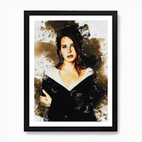 lana del rey comic, an art print by Illustrationalofficial - INPRNT