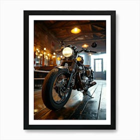 Yamaha Motorcycle Art Print