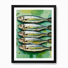 Sardines 25 Art Print