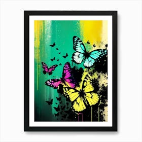 Colorful Butterflies 87 Poster