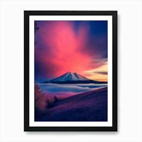 Mt Fuji At Sunset Art Print