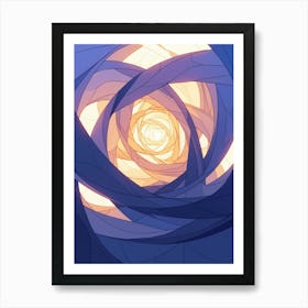 Spirals Of Light Art Print