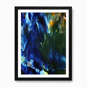 Blue Cardinal Art Print