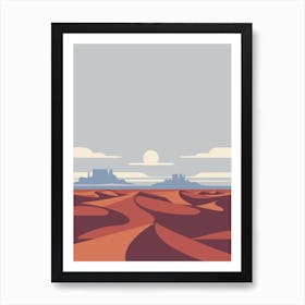 Desert Landscape 2 Art Print