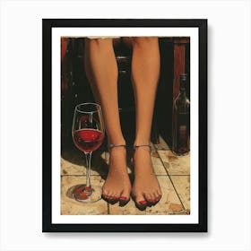 Glass Of Wine 9 Art Print