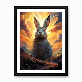 Rabbit In The Sky Art Print