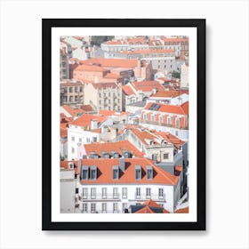 Lisbon Architecture And Rooftops Art Print