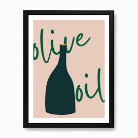 Olive Oil Modern Mediterranean Kitchen Art Print