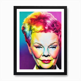 Judi Dench Pop Movies Art Movies Art Print