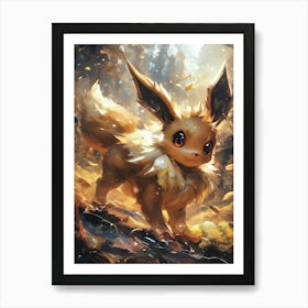 Eevee Pokemon Anime Manga Japan Poster Art Print