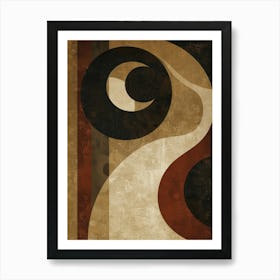 Abstract - Yin Yang Art Print