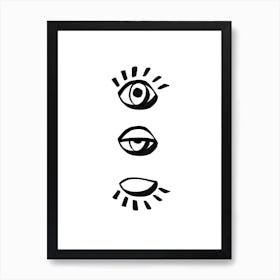 Eyes Art Print