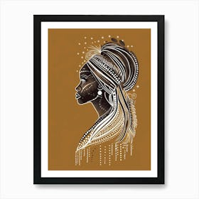 Portrait Of African Woman 51 Art Print